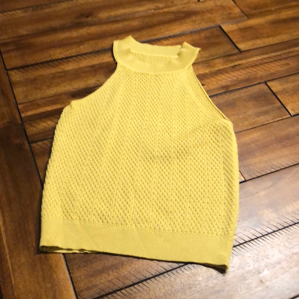 Crop Sleeveless Sweater